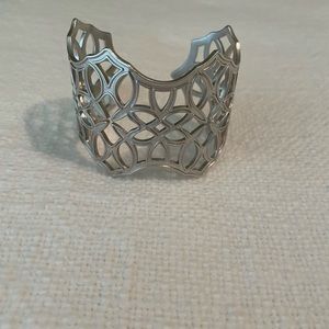 Silver cuff bracelet
